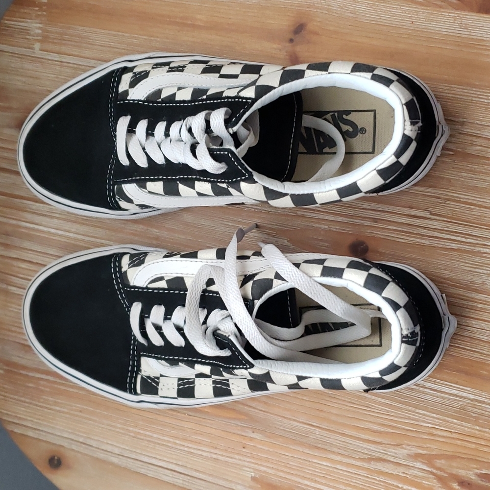 Van's Old Skool Checker Suede Lace up